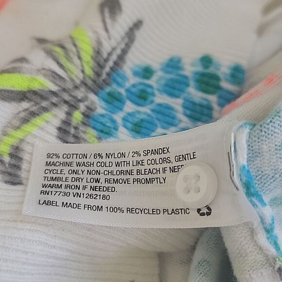 Merona Pineapple Print Button Front Cardigan Size Medium - Picture 9 of 12